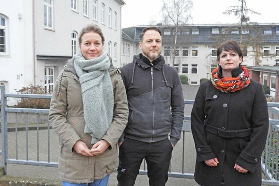Stefanie Preuß, Mirko Fähling und Sonja Wirges (v.li.) machen sich für einen neuen Standort für die Gemeinschaftsschule stark.