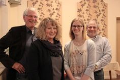 Der Vorstand: 1. Vorsitzender Uwe Muchow, 2. Vorsitzende Barbara Helbach, Schriftführerin Kristina Witt und Kassenwart Dirk Helbach (v. lks.).