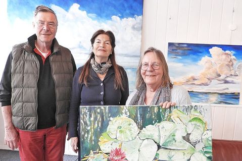 Die Natur inspiriert Brigitte Schröder-Heimbächer zu ihren Aquarellen.