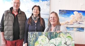 Die Natur inspiriert Brigitte Schröder-Heimbächer zu ihren Aquarellen.