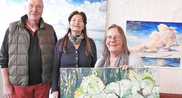 Die Natur inspiriert Brigitte Schröder-Heimbächer zu ihren Aquarellen.