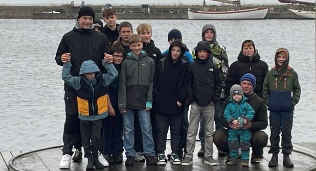 Die Teilnehmenden der Freizeitfahrt erlebten in Dänemark ein Paradies für Angler.