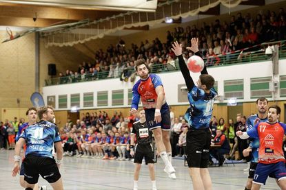 Er wächst mit seinen Aufgaben Basti Potz traf gleich beim ersten Angriff.