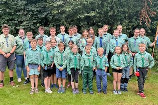 Gruppenfoto vom Sommerlager 2024.