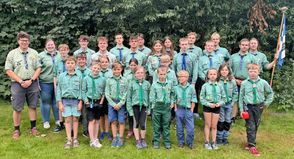 Gruppenfoto vom Sommerlager 2024.