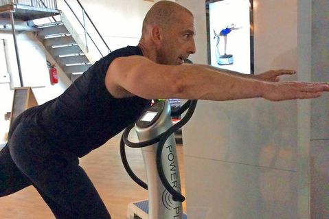 Neu im Fitness Loft eingetroffen: Die Power Plate Station.