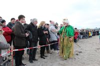 Anbaden in Dahme.