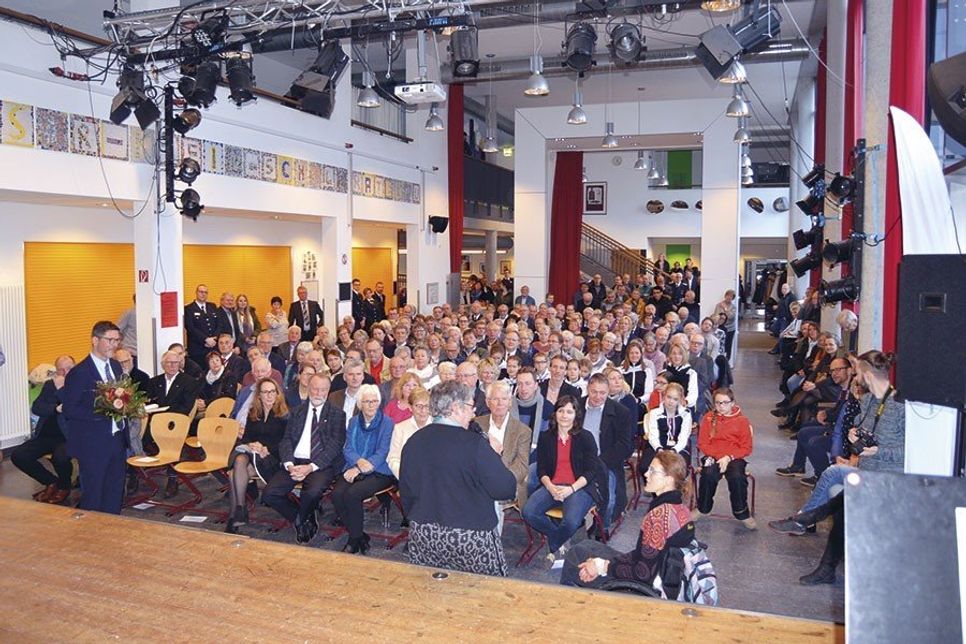 Freie Sitzplätze gab es bei diesjährigen Neujahrsempfang nicht. Rekordkulisse. (Foto: Stefan Setje-Eilers)