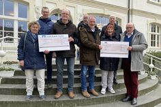 Mechthild Piechulla, Henning Reimann (Kinderschutzbund OH), Dr. Martin Struve, Matthias Benkstein (Lions Club), Gabriela Nellies, Olf Leder (Tafel Neustadt), Peter Danzeglocke und Bernd Arnold (Lions Club) (v. lks.).