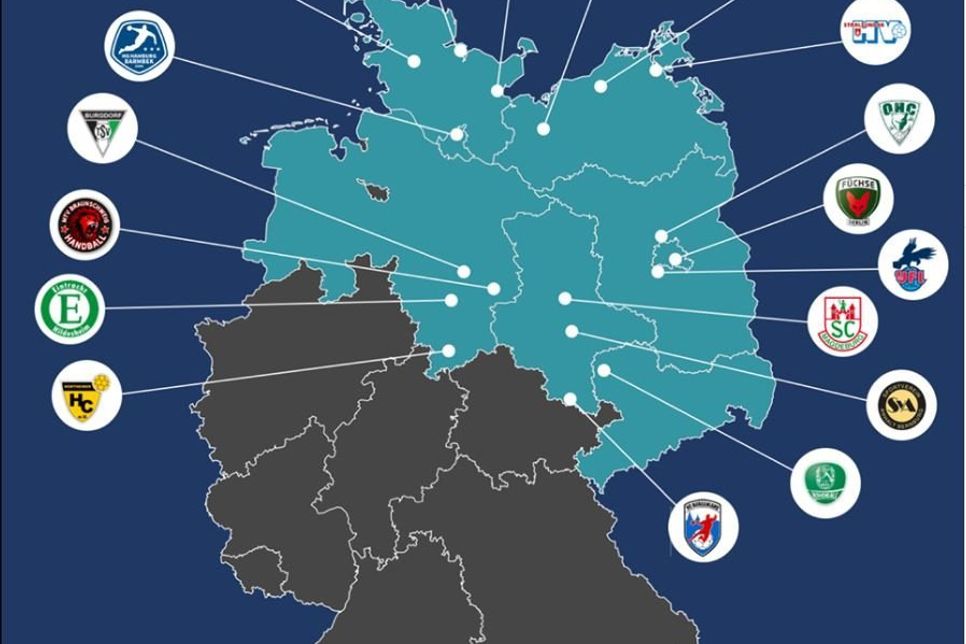 Die Staffeleinteilung der 3. Liga für die kommende Saison in der Region Nord-Ost.