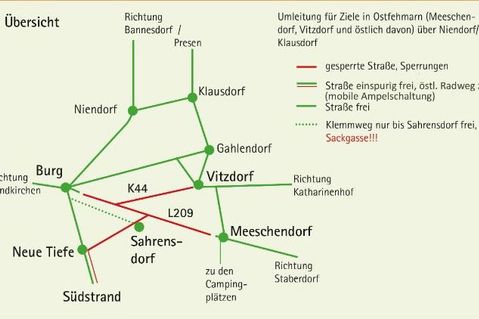 Straßensperrungen