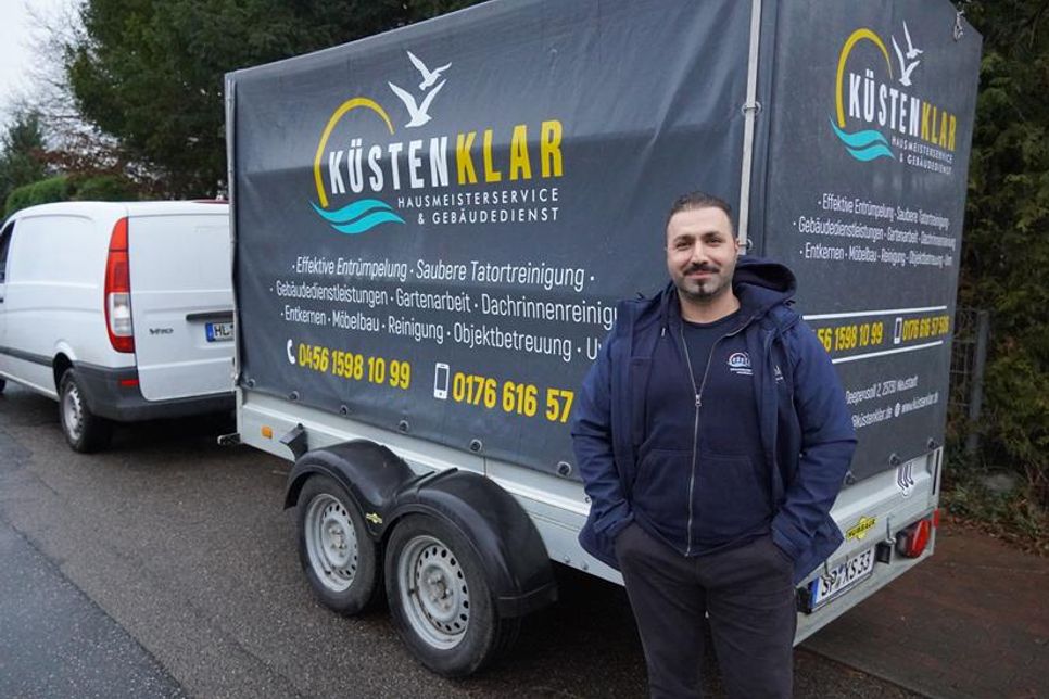 Hayrettin Dogan ist auch zertifizierter Tatortreiniger und montags bis freitags von 7 bis 16 Uhr mit seinen Dienstleistungen im Einsatz.