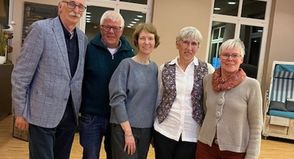 Bernd Heuer, Cord Nissen, Stephanie Lieske, Erika Holl und Stephanie Nissen (v. lks.).