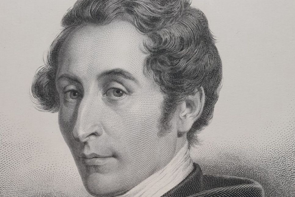 Christoph Preisel nach Carl Jäger: Carl Maria von Weber, Stahlstich auf Papier, nach 1866.