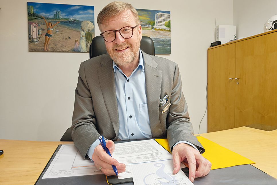 Timmendorfer Strands Bürgermeister Sven Partheil-Böhnke kandidiert für zweite Amtszeit