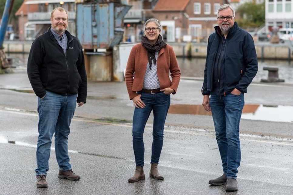 Der OV-Vorstand der GRÜNEN in Neustadt / Amt OH-Mitte: Frederik Halbrock-Schwabl, Katrin Körting und Reimo Schaaf (v. lks.).