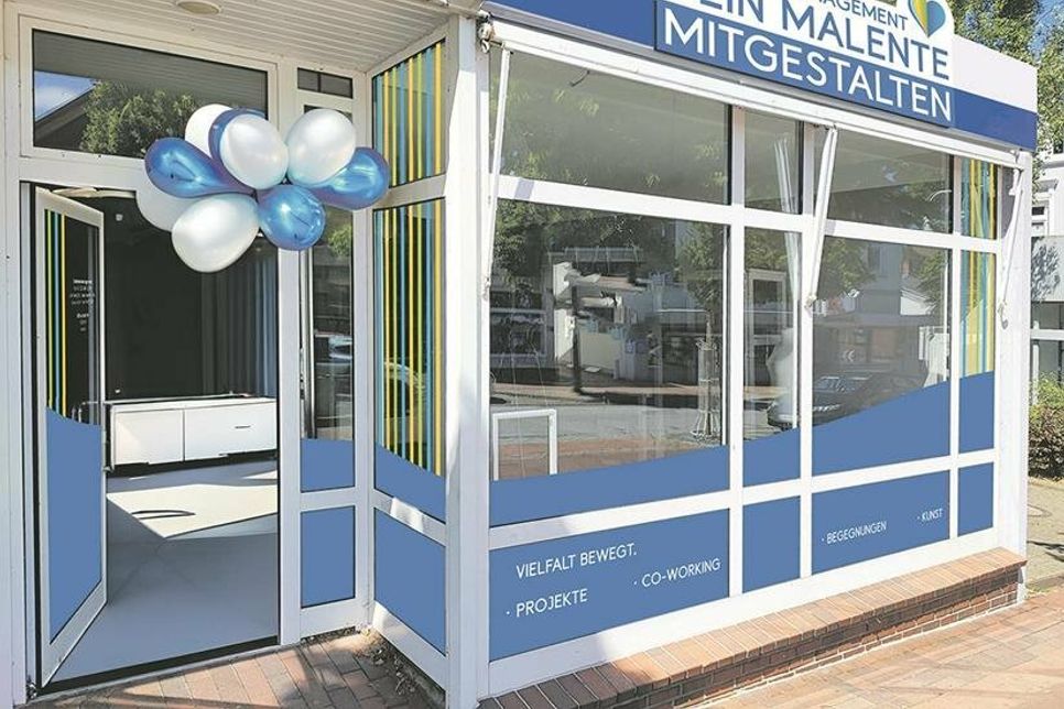 Das neue Projektbüro Zentrumsmanagement in Malente, Bahnhofstraße 17