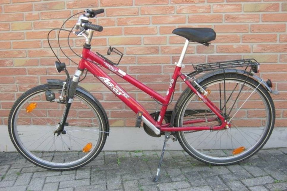 Gestohlenes Fahrrad.