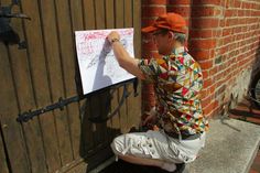 Beim Kunst-Workshop wird das Kloster künstlerisch und kreativ erkundet.