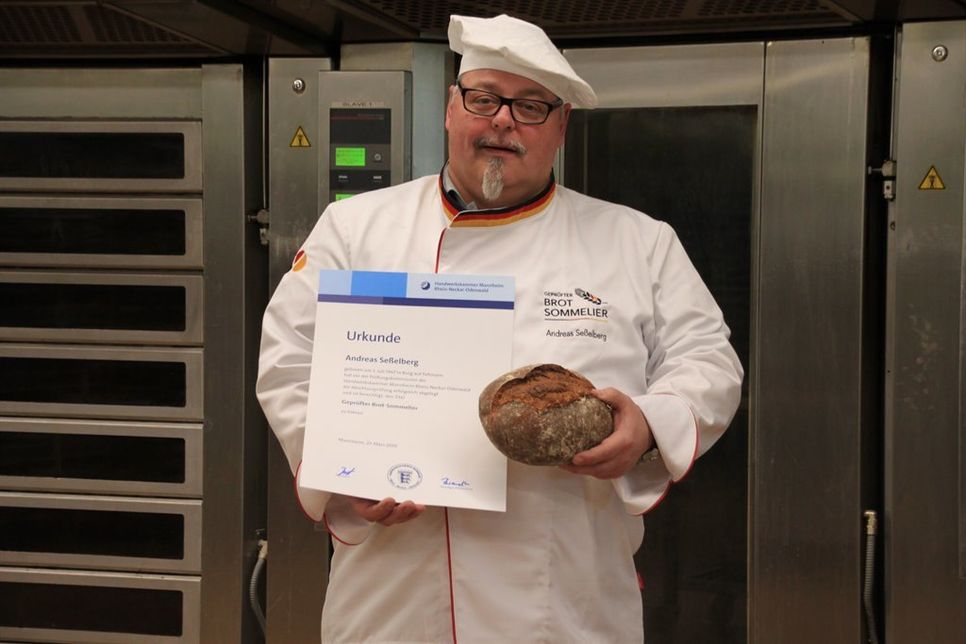 Andreas Seßelberg zählt zu den 72 weltweit geprüften Brot-Sommeliers.