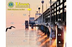Dieses winterliche Motiv von der Seebrücke Haffkrug schmückt in diesem Jahr den Adventskalender des Lion Clubs Lübecker Bucht.