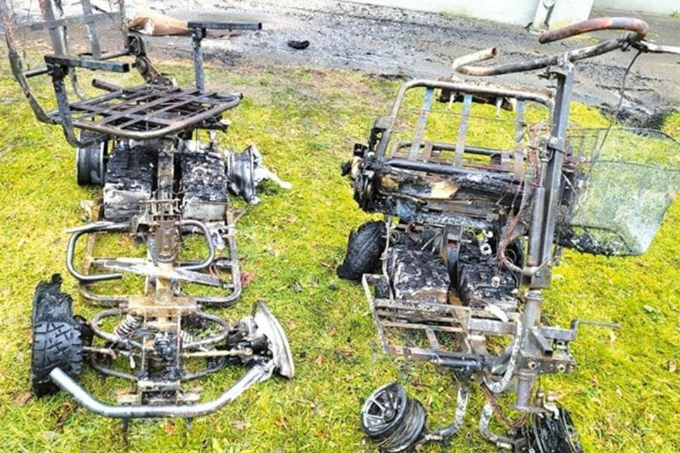 Die Spuren des Brandes in der Plöner Straße