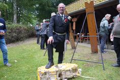Ein überglücklicher König Volker Langbehn. Kleiner Wermutstropfen für ihn, das Amt des Majors wird er im Königsjahr nicht ausüben können.
