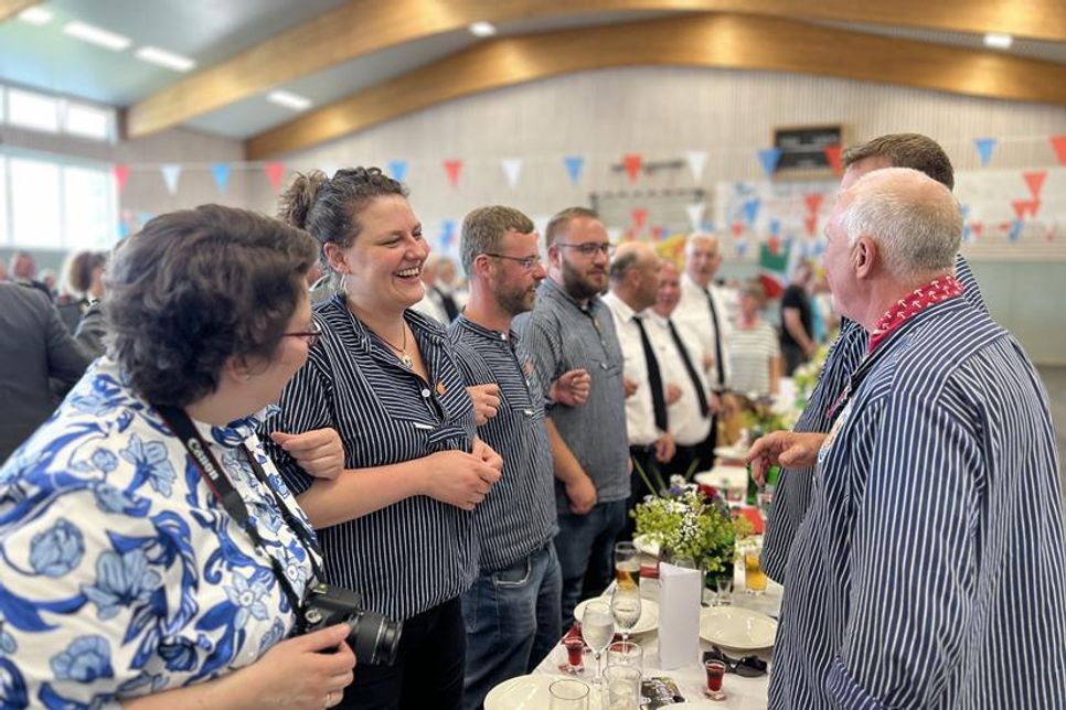 Rund 260 Gäste waren gekommen, um mit den Grubern das große Jubiläum zu feiern.