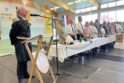 Major Volker Langbehn hielt die Festansprache und führte durch den Kommers.