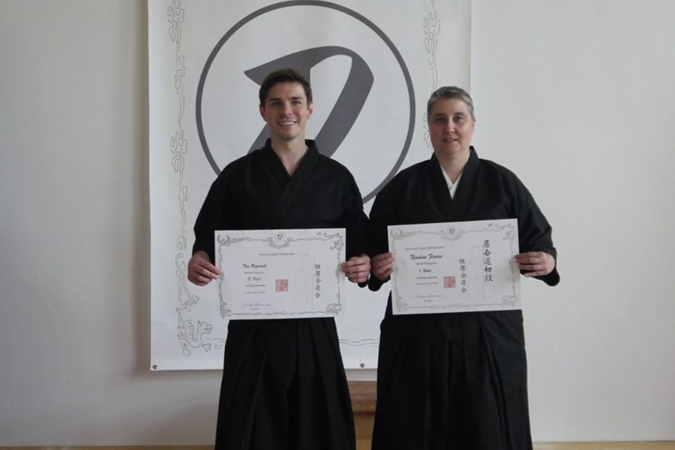 Tim Pigorsch (lks.) und Nadine Faase.