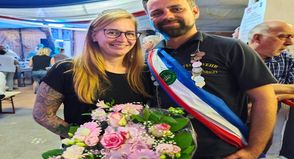 Das Königspaar Christine und Mathias Waack.