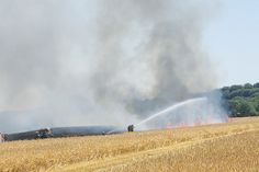 Großeinsatz in Gronenberg: Rund 150 Einsatzkräfte verhindern Ausbreitung eines Flächenbrandes