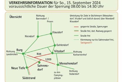 Straßensperrungen