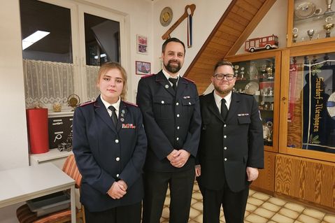 Amelie Krell, Mathias Waack und Finn Hennings (v. lks.).