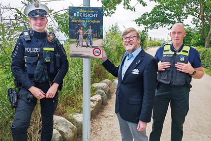 Polizei und Ordnungsamt werben für mehr Sicherheit: Gemeinsame Kontrollen auf den Promenaden