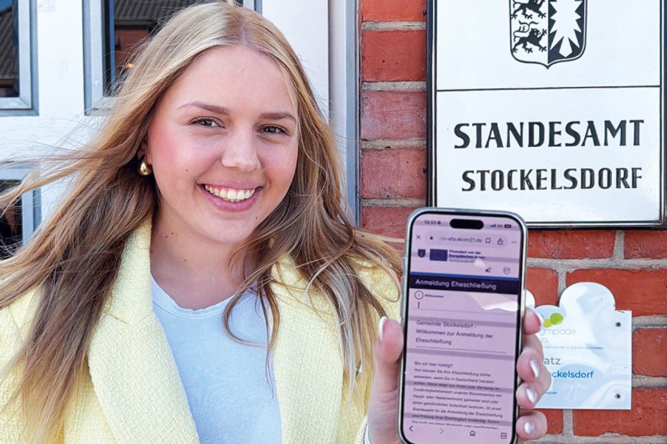 Liebe bleibt analog – Anmeldung wird digital: Digitale Eheanmeldung in Stockelsdorf
