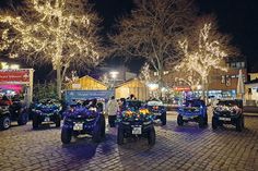 Am Samstag steuern die Quads und Bikes (hier bei einem Pausenstopp bei einem früheren Besuch auf dem Weihnachtsmarkt in Bad Schwartau), die Bahnhofstraße 26 in Pansdorf an.