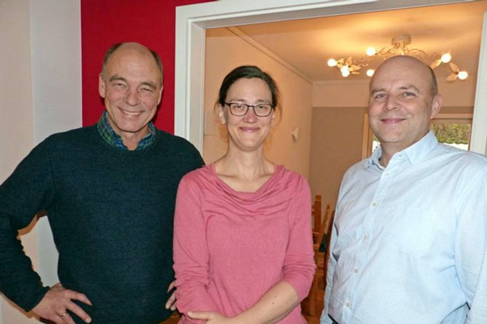Sind ab dem 1. Dezember mit einer Zweigstelle der Internistischen Hausarztpraxis in Fissau vor Ort: Die Doctores Ludger Iske, Anne Schluck und Thomas Montag.