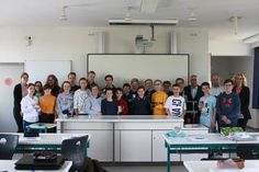 Die MINT-Teilnehmer 2018/19 stellten erste Ergebnisse den Vertretern von Rotary vor.