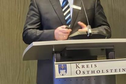 Landrat Timo Gaarz gibt einen Ausblick auf das kommende Jahr.