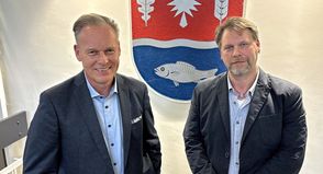 Cyberbetrug und Schockanrufe: Die neue Spitze der Kripo Plön, Thorsten Ebel (links) und Thomas Wald, will mit Prävention und Know-how gegensteuern.