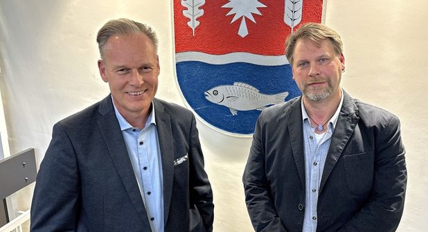 Cyberbetrug und Schockanrufe: Die neue Spitze der Kripo Plön, Thorsten Ebel (links) und Thomas Wald, will mit Prävention und Know-how gegensteuern.