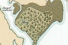 Die Burg im Binnenwasser auf dem Stadtplan von 1802. (Ausschnitt)