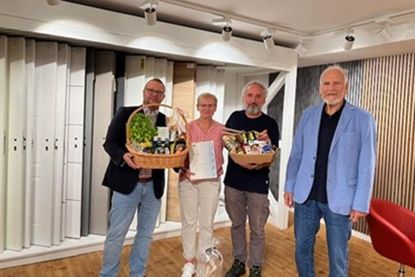 Thorsten Schmidt, Dörthe Wildfang, Jörg Kujath und Nils Janus (v. lks.).