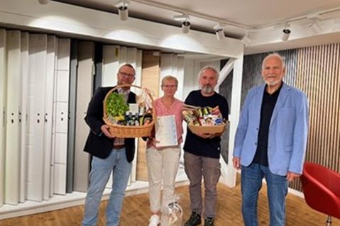 Thorsten Schmidt, Dörthe Wildfang, Jörg Kujath und Nils Janus (v. lks.).