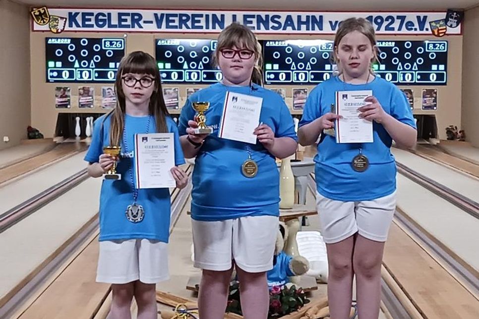 Romy Dobe, Fiona Ann Winkelmann und Emma Müller.