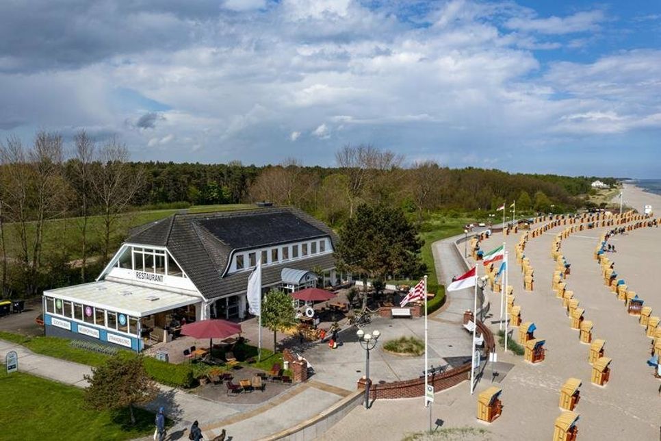 In traumhafter Lage direkt am Strand von Grömitz befindet sich an der Kurpromenade 2 das Restaurant Milloncino.
