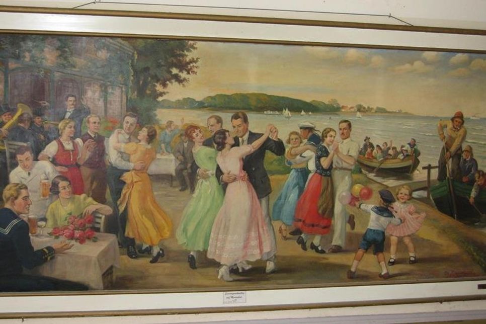 Das Marienbad-Gemälde von Christoph Kleinsang aus dem Jahr 1938.