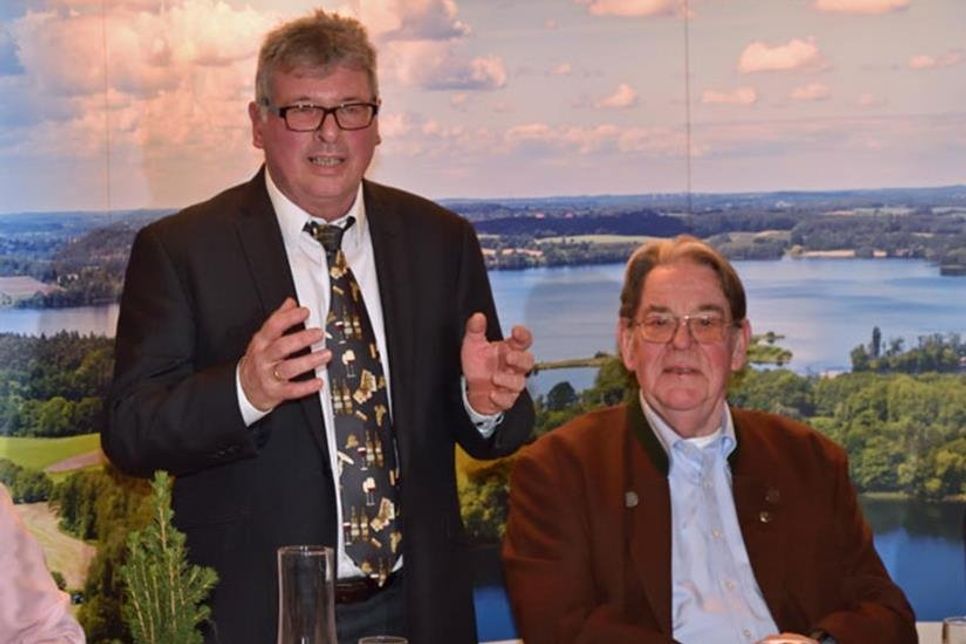 Joachim Schmidt wurde für sein jahrelanges Engagement geehrt.