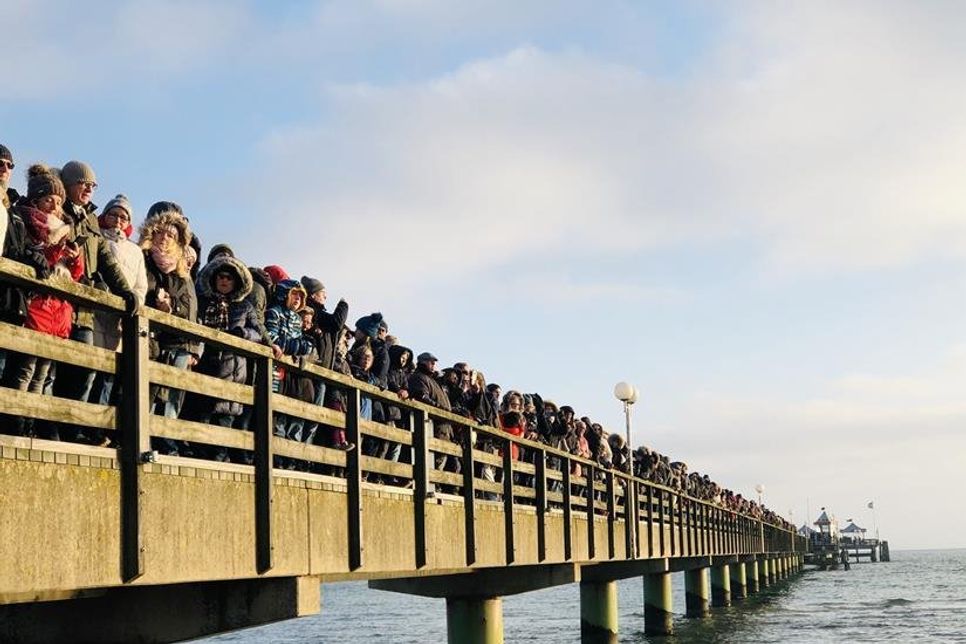Tausende Schaulustige feuerten die Anbader kräftig an.